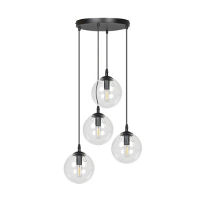 Lampa Wisząca  Emibig 4Xe14 40W Cosmo 4 Bl/Transparent Premium 711/4Prem