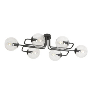 Lampa Sufitowa  Emibig 6Xe14 40W Brendi 6A Bl/Transparent  831/6A