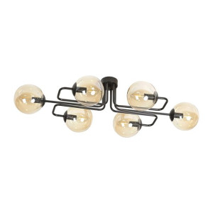 Lampa Sufitowa  Emibig 6Xe14 40W Brendi 6A Bl/Miodowy  833/6A