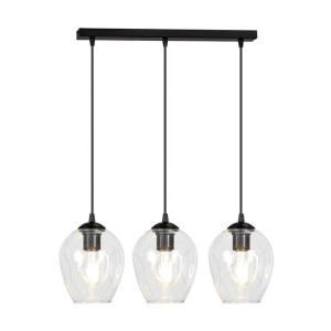 Lampa Wisząca  Emibig 3Xe27 40W Istar 3  Bl /Transparent  679/3