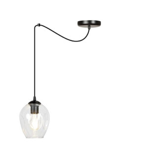 Lampa Wisząca  Emibig 1Xe27 60W Level 1 Bl/Transparent 756/1