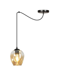 Lampa Wisząca  Emibig 1Xe27 60W Level 1 Bl/Miodowy 758/1