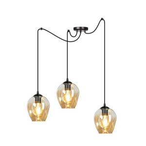 Lampa Wisząca  Emibig 3Xe27 60W Level 3 Bl/Miodowy 758/3