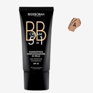 Deborah Milano, Krem BB, 5 w 1 podkład hipoalergiczny 04 Apricot, 30 ml