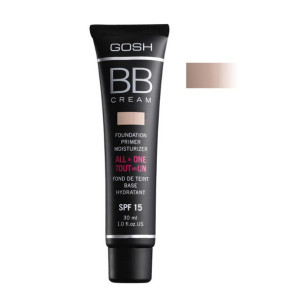 Gosh All In One, krem BB 02 Beige, SPF 15, 30 ml