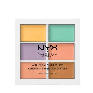 NYX, Color Correcting, paleta korektorów do twarzy, 9 g