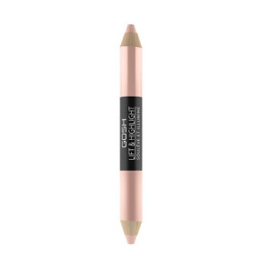 Gosh, Lift & Highlight, rozświetlacz w ołówku 2w1 002 Rose, 1 szt.