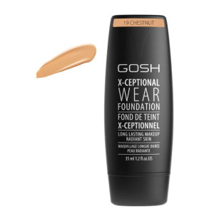 Gosh, X-ceptional Wear, podkład kryjący 19 Chestnut, 35 ml