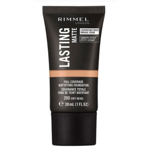 Rimmel, Lasting Matte, podkład do twarzy 200 Soft Beige, 30 ml