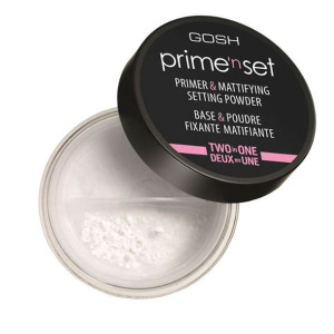 Gosh, Prime Set 2in1, utrwalająco-matujący puder/baza, 7 g