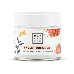 Matcha & Co English Breakfast Organic Black Tea Powder 30g