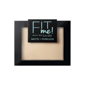 Maybelline, Fit me, puder matujący w kompakcie 105 Natural Ivory, 9 g