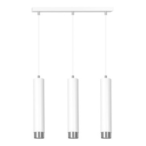 Lampa Wisząca  Emibig 3Xgu10 30W Kibo 3 Wh/Chrome 641/3