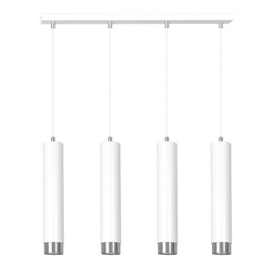Lampa Wisząca  Emibig 4Xgu10 30W Kibo 3 Wh/Chrome 641/4