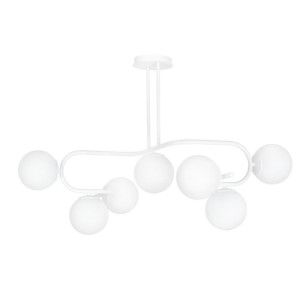 Lampa Sufitowa  Emibig 7Xe14 40W Ragi 7 White  1029/7