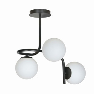 Lampa Sufitowa  Emibig 3Xe14 40W Kalf 3 Black 1030/3