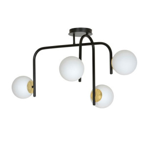 Lampa Sufitowa  Emibig 4Xe14 40W Ragnar 4B Black Gold 1032/4B