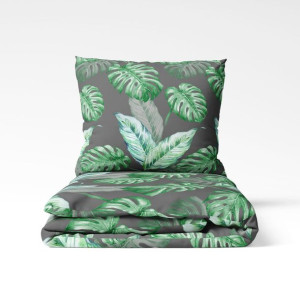 Pościel 3d Bawełniana 160x200 Green Leaf