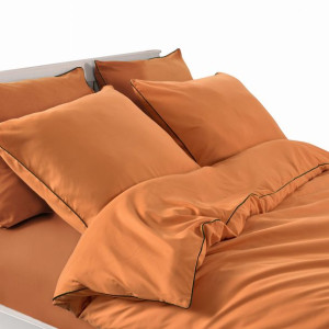Pościel Basic Bawełniana 160x200 Musztarda