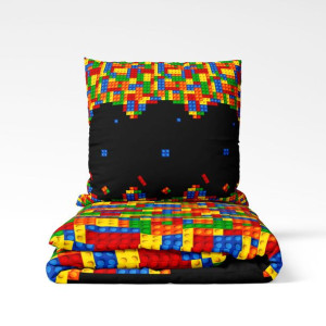 Pościel 3d Bawełniana 160x200 Legoo