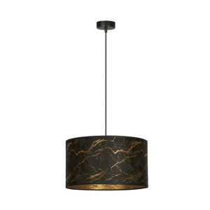 Lampa Wisząca Emibig 1Xe27 60W  Broddi 1 Bl Marbel Black 1048/1