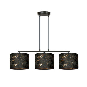 Lampa Wisząca Emibig 3Xe27 60W  Broddi 3 Bl Marble Black 1048/3