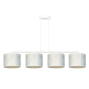Lampa Wisząca Emibig 4Xe27 60W  Broddi 4 Wh Marble White 1049/4