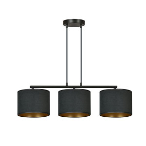 Lampa Wisząca Emibig 3Xe27 60W  Hilde 3 Bl Black 1054/3