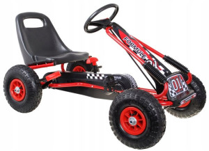 Gokart na pedały AIR pompowane koła hamulec ręczny