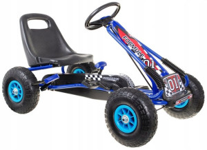 Gokart na pedały AIR pompowane koła hamulec ręczny
