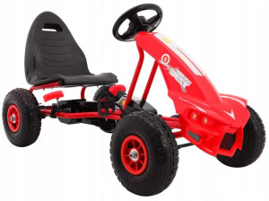 Gokart na pedały pompowane koła hamulec ręczny