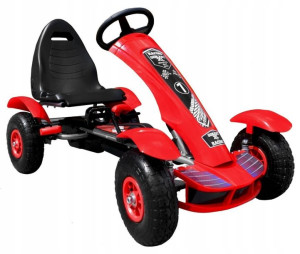 Gokart na pedały pompowane koła hamulec ręczny