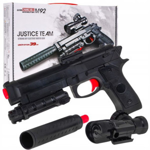 Pistolet na kulki żelowe + naboje 1000szt