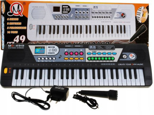 Keyboard organy dla dzieci Mikrofon Zasilacz