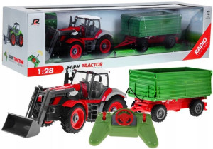 Traktor zdalnie sterowany podnoszona przyczepa