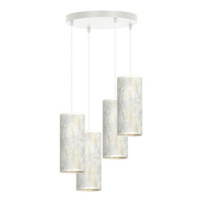 Lampa Wisząca Emibig 4Xe27 40W Karli 4 Wh Premium Marble White 1057/4Prem
