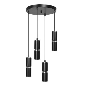 Lampa Wisząca Emibig 4Xgu10 30W Modesto 4 Premium Black 168/4Prem