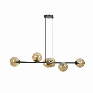Lampa Wisząca  Emibig 6Xe14 40W Rossi 6 Bl/Miodowy  876/6