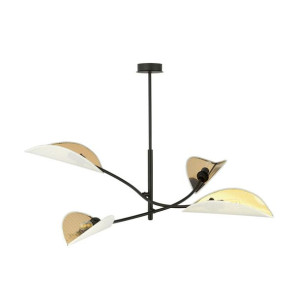 Lampa Sufitowa  Emibig 4Xe14 40W Lotus 4 White/Gold 1107/4