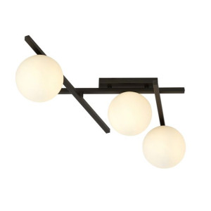 Lampa Sufitowa  Emibig 3Xe14 40W Smart 3 Black/Opal 1103/3