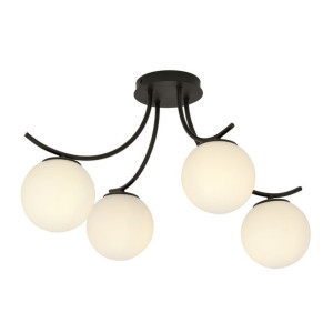 Lampa Sufitowa  Emibig 4Xe14 40W Boston 4 Black/Opal 1109/4