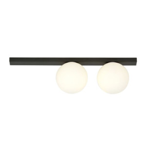 Lampa Sufitowa  Emibig 2Xe14 40W Fit 2 Black/Opal 1124/2