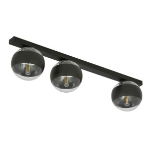 Lampa Sufitowa  Emibig 3Xe14 40W Fit 3 Black/Stripe 1123/3
