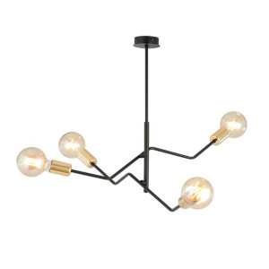 Lampa Sufitowa  Emibig 4Xe27 60W  Bolt 4 Black Gold  1125/4