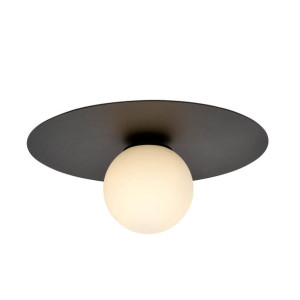 Lampa Sufitowa  Emibig 1Xe14 40W Solar 1 Black/Opal 1127/1