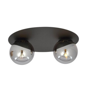 Lampa Sufitowa  Emibig 2Xe14 40W Solar 2 Black/Grafit 1128/2