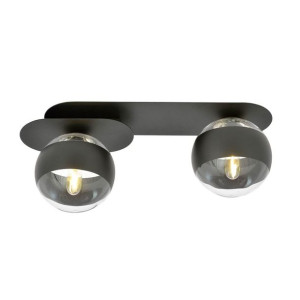 Lampa Sufitowa  Emibig 2Xe14 40W Plaza 2 Black/Stripe 1121/2