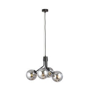 Lampa Wisząca Emibig 4Xe14 40W Nova 4 Black/Grafit  1140/4