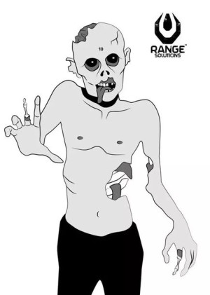 Tarcze Strzeleckie Zombie 50szt