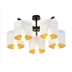 Lampa Sufitowa  Emibig 5Xe27 60W  Jordan 5 White/Gold 1145/5